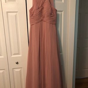 Azazie Ginger Bridesmaid Dress in Dusty Rose